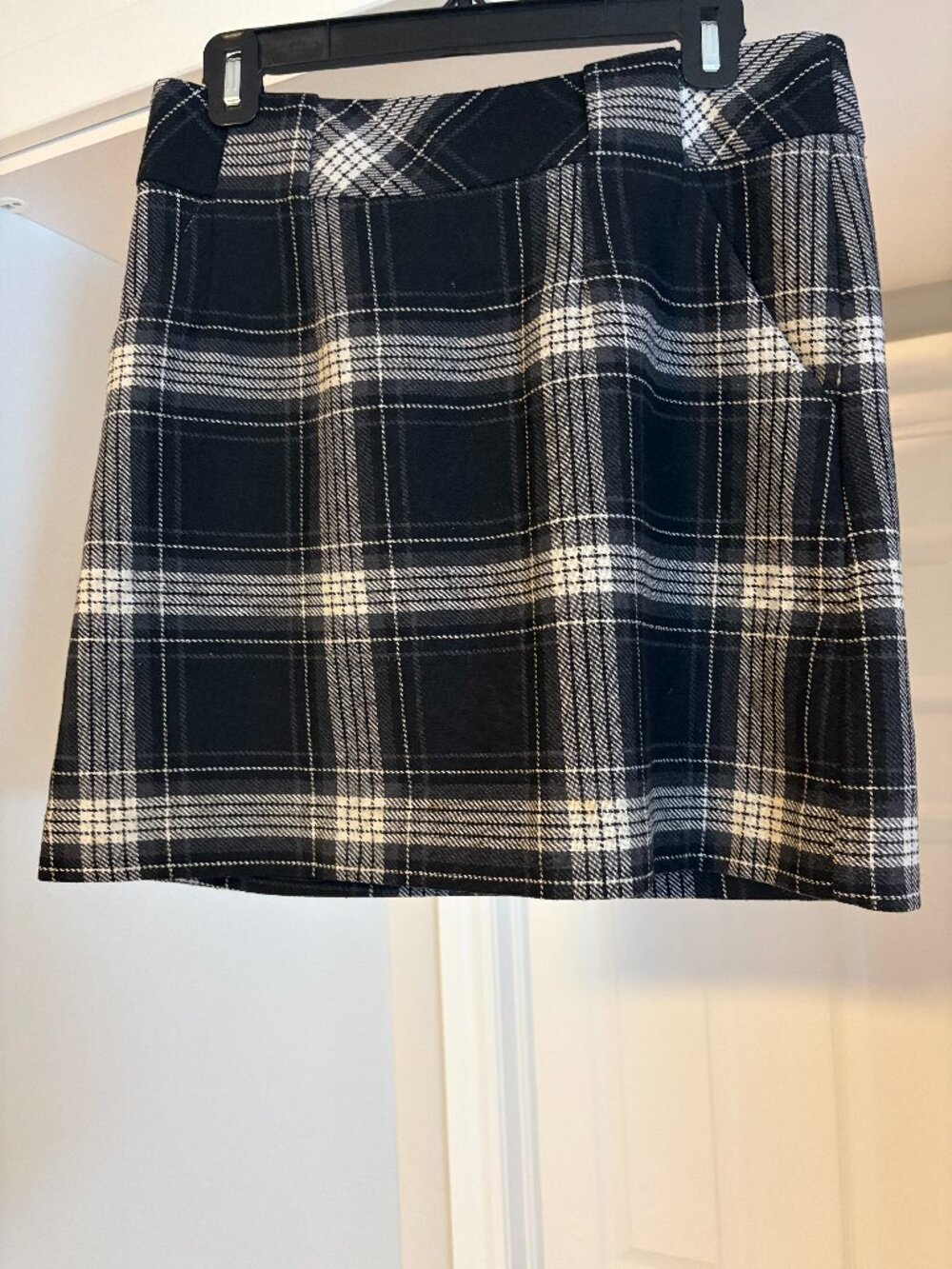 Jacob wool plaid mini skirt